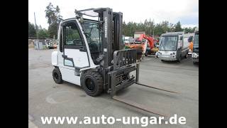 Youtube-Video Nissan DX 30 UniCarriers aus 2018 Meyer Drehgerät Diesel Zinkenversteller 470cm