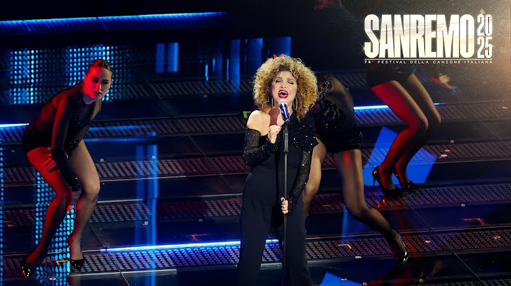 Sanremo 2025 - Marcella Bella canta "Pelle diamante"