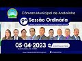 RESUMO 9ª SESSÃO ORDINÁRIA DO ANO DE 2023 – CÂMARA MUNICIPAL DE ANDORINHA
