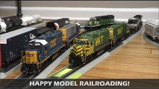 Model Railroad | Operations Session | MKT313 & CSX2759 | Magnetic Delayed Uncoupling