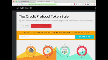 BlockMason Credit Protocol ICO Whitelist: MyEtherWallet