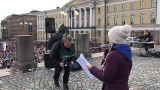 The rules have to change - Greta Thunberg speak in Helsinki to 10000 people