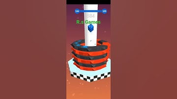 Stack Ball Blast Game 🟦🟦( Level -164)#Shorts