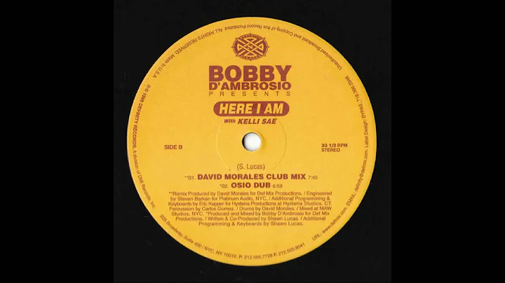 Bobby D'Ambrosio featuring Kelli Sae - Here I Am (...