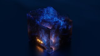 Glowing Fluid Simulation 4K 60fps - Blender Flip Fluids Addon