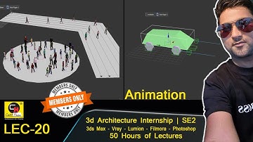LEC-20 | 3ds Max - Vray - Lumion - Premiere Pro - Photoshop | 50 Hours of 3d Architecture Training