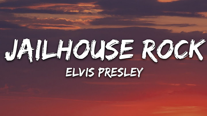 Jailhouse Rock Lyric Video version - Lyric Video performance video thumbnail