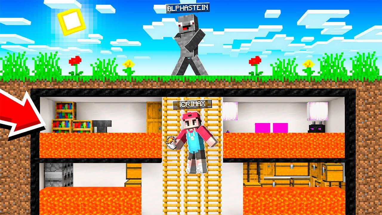 Ich ZERSTÖRE die GEHEIME BASIS von ALPHASTEIN in MINECRAFT!