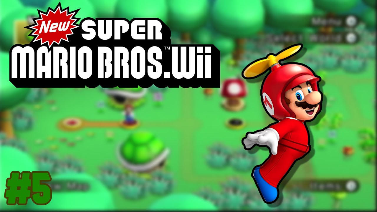 Crushing My Jungles! New Super Mario Bros. Wii gameplay #5. (World 5 ...