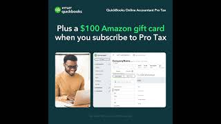 Earn $100 Amazon gift card with Pro Tax!