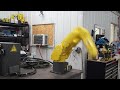 SCC Machinery, Inc's Fanuc LR Mate 200iC R-30iA Robot Test Video F# 118600