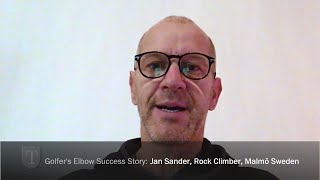 Jan Sander's Golfer's Elbow Success Story #TennisElbowClassroom