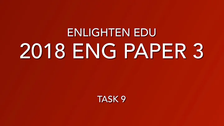 [DSE 2018 English Paper 3] Task 9 - DayDayNews