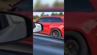 Trackhawk Vs Mitsubishi Evo Race