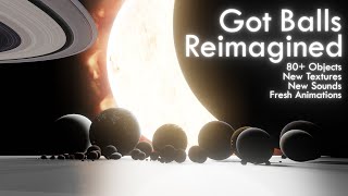 Got Balls Reimagined - Solar System Size Comparison Resimi