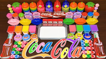 COCACOLA !!!Mixing Random into GLOSSY Slime !!!Satisfying slime Video #65