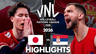 Japan 🇯🇵 vs Serbia 🇷🇸 | Highlights | Men's VNL 2026 screenshot 4