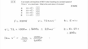 Mechanics Exam Questions - A Level Physics AQA, Edexcel, OCR A - Q30 (level 1)