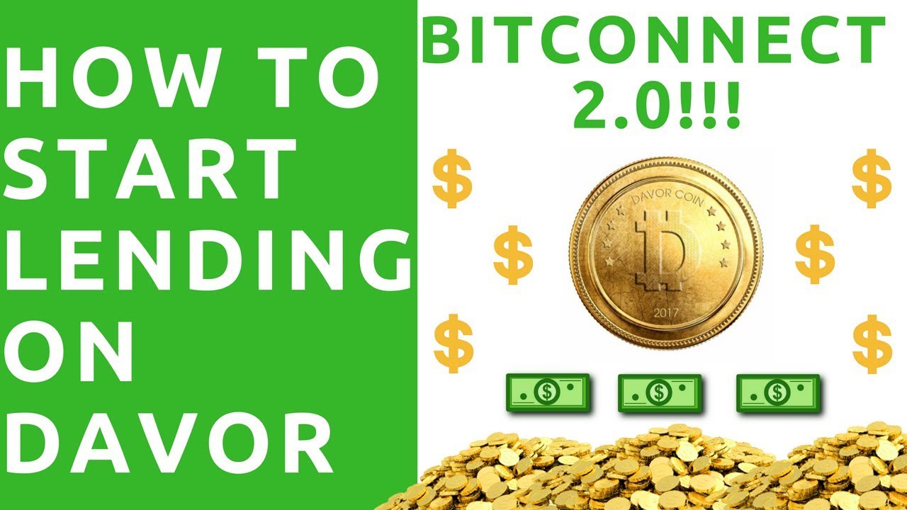 How To Lend On Davor Coin Platform - Life After BitConnect
