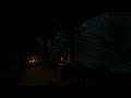 No Ads - Cave in Deep Forest -Thunderstorm Rainfall &amp; Fireplace Sounds for Deep Sleep and Nights