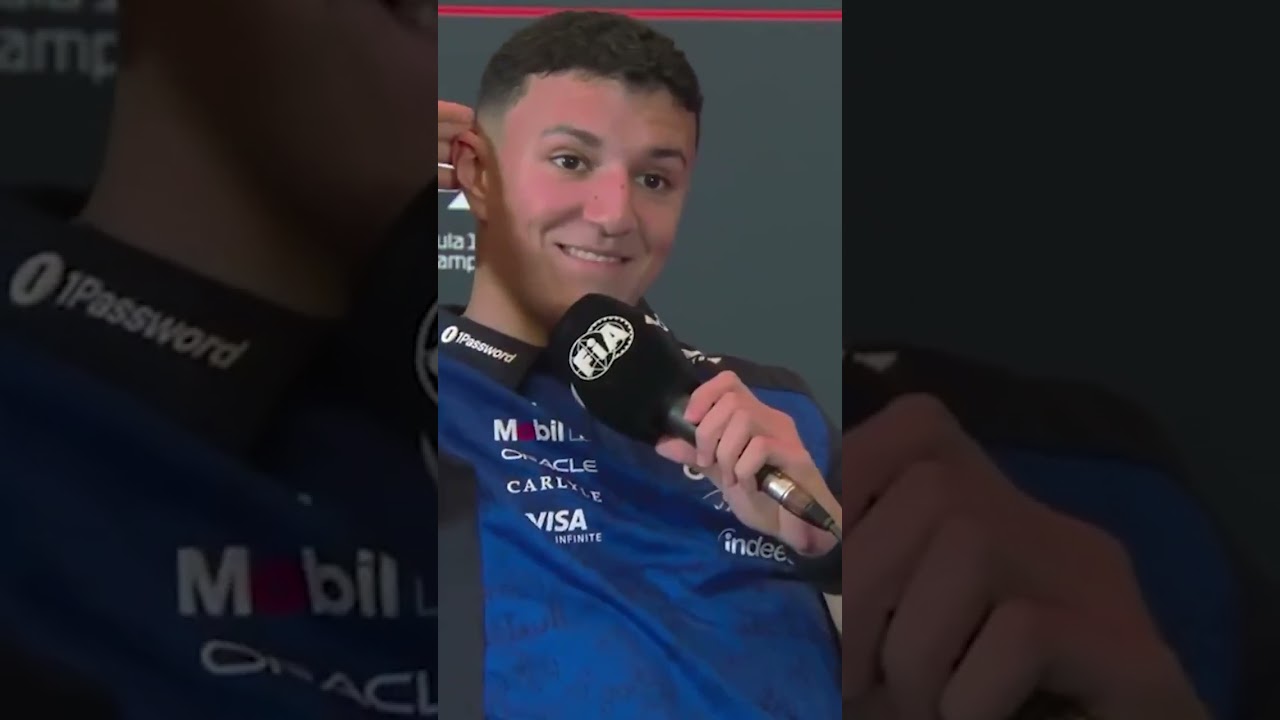 Isack Hadjar's nonchalant response to remaining with Red Bull 😂