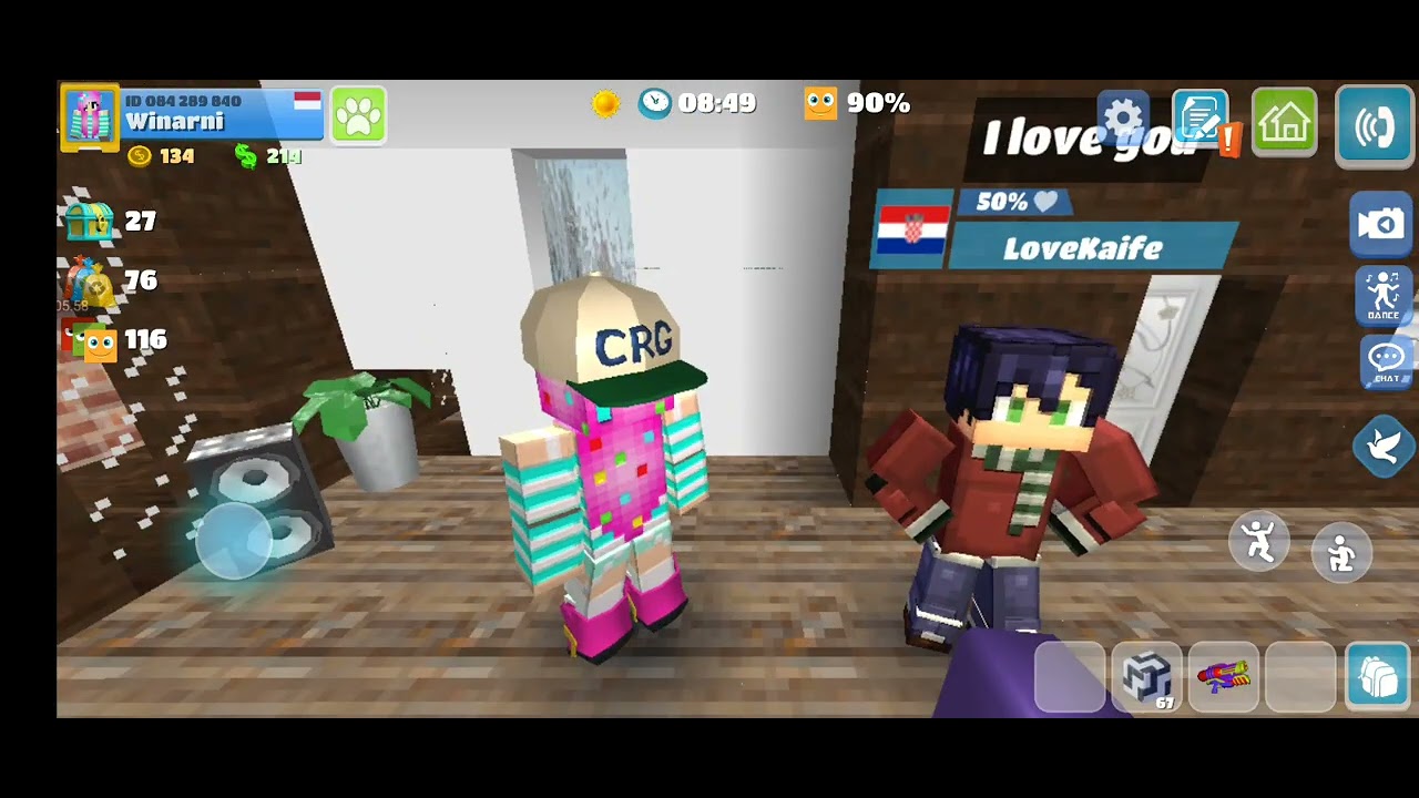 Aku main game review school party beli rumah 