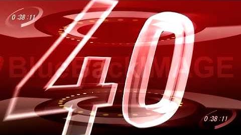 Stock Footage : countdown counter minutes timer opening 120 A1d1