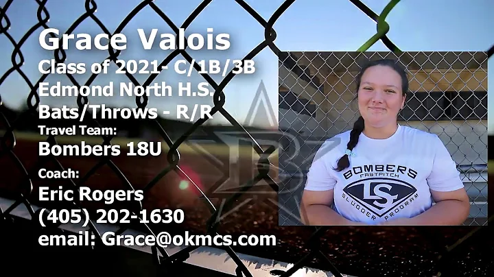 Grace Valois 2021 Catcher Skills Video