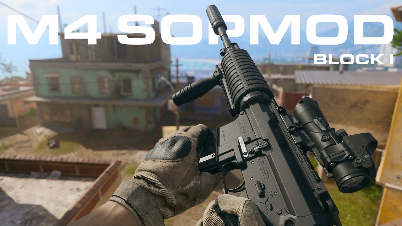 Using the M4 SOPMOD Block I in Call of Duty: Modern Warfare II