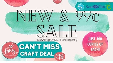 Best of New and 99¢ SVG Designs & Fonts from So Fontsy!