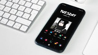 Aesthetics sasuke theme realme ui and color os 7 || Tema sasuke realme dan oppo screenshot 5