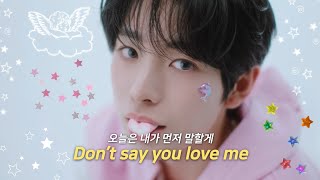 이 떨림을 네게 전해주고싶어🪽: NCT WISH(엔시티위시) - Don’t say you love me [가사/lyrics]