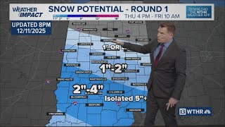 13Weather Forecast | 11 p.m. update Dec. 11, 2025