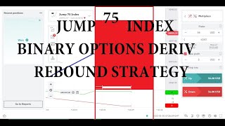 Jump 75 Index Binary Options Deriv Rebound indicator Strategy Wealth