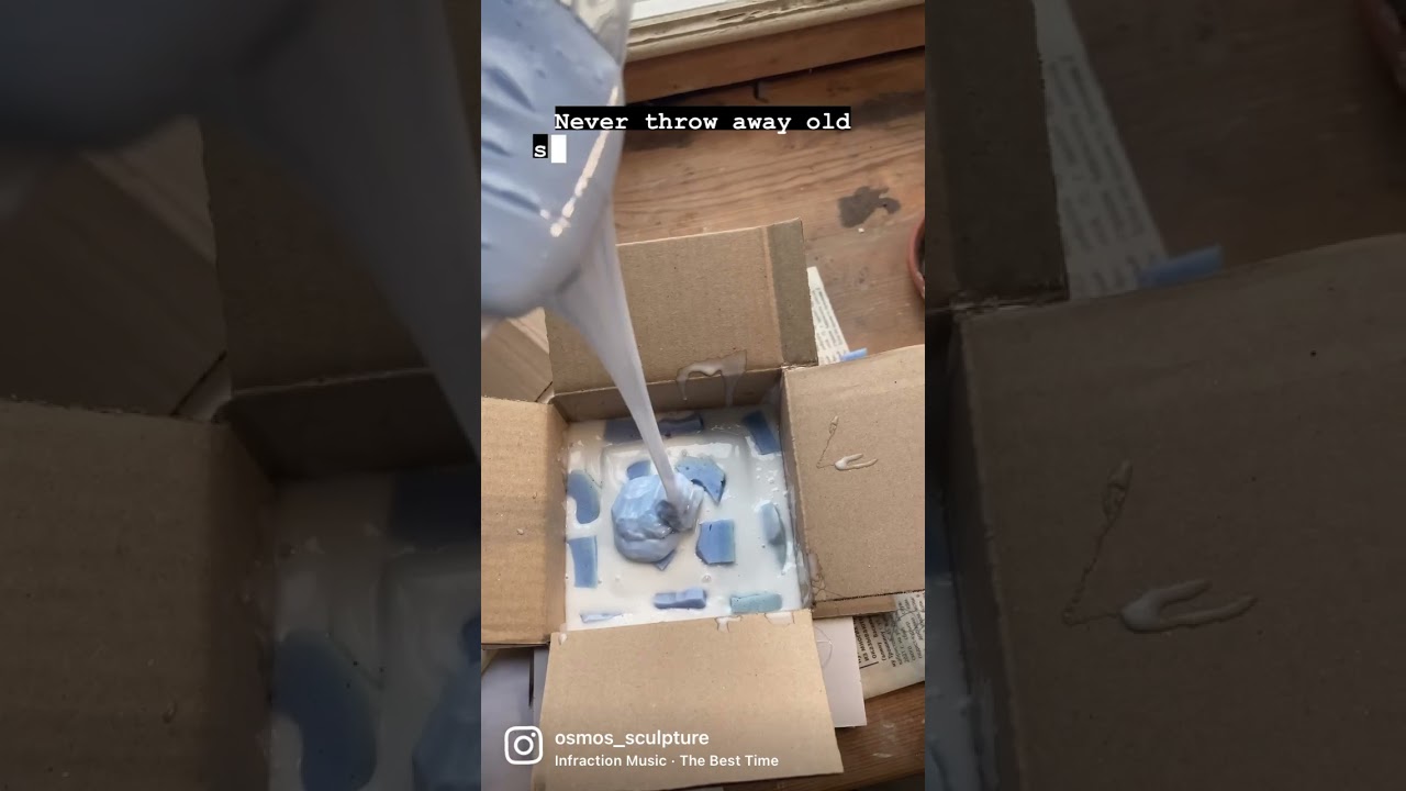 How to never throw away silicone molds? Just use the old pieces to create new molds 