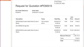 How to apply Discount in Purchase and Vendor Bills | Odoo Apps Features #odoo16 #Vendor #Bills