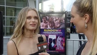 Sara Paxton Interview "Sundown" Los Angeles Premiere Red Carpet