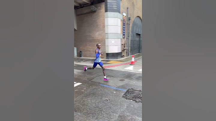 Kelvin Kiptum’s record breaking London Marathon