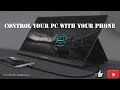 How to control your pc with your smart phone using same wifi