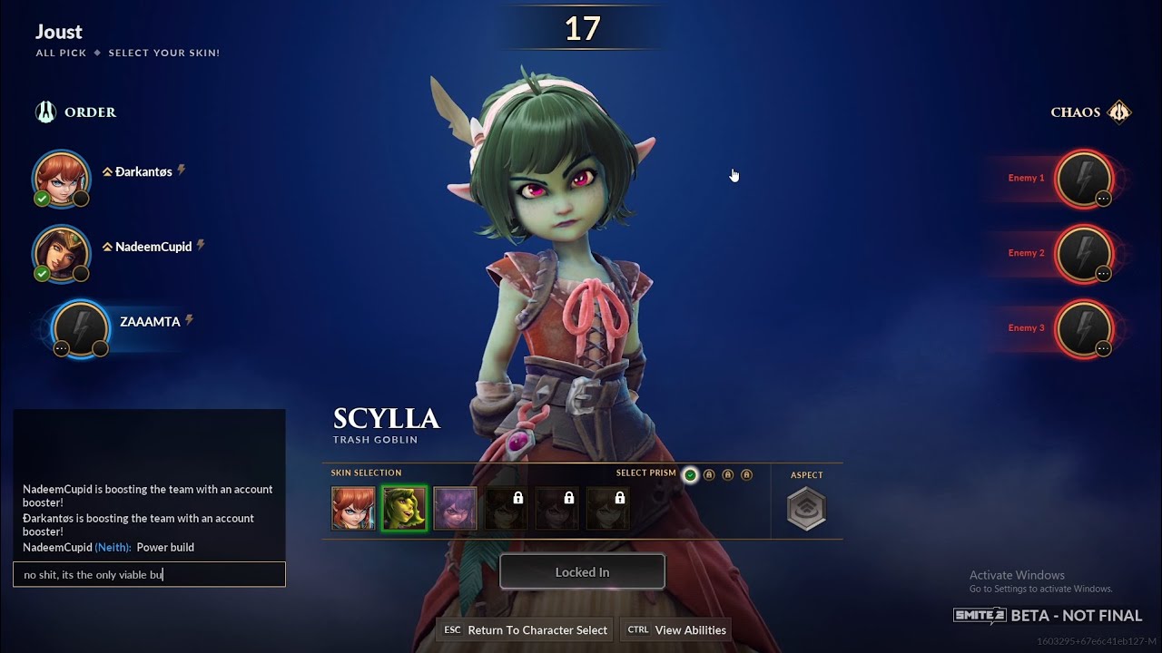 SMITE 2 - Scylla Joust with MonFrère - They ruined the Jumparty, so I ruined them