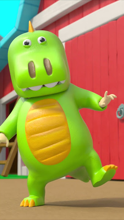 Is that a dinosaur? π¦ Wait it's Grandma! π΅ #shorts #lellobee | Dino Dance Nursery Rhyme for Babies