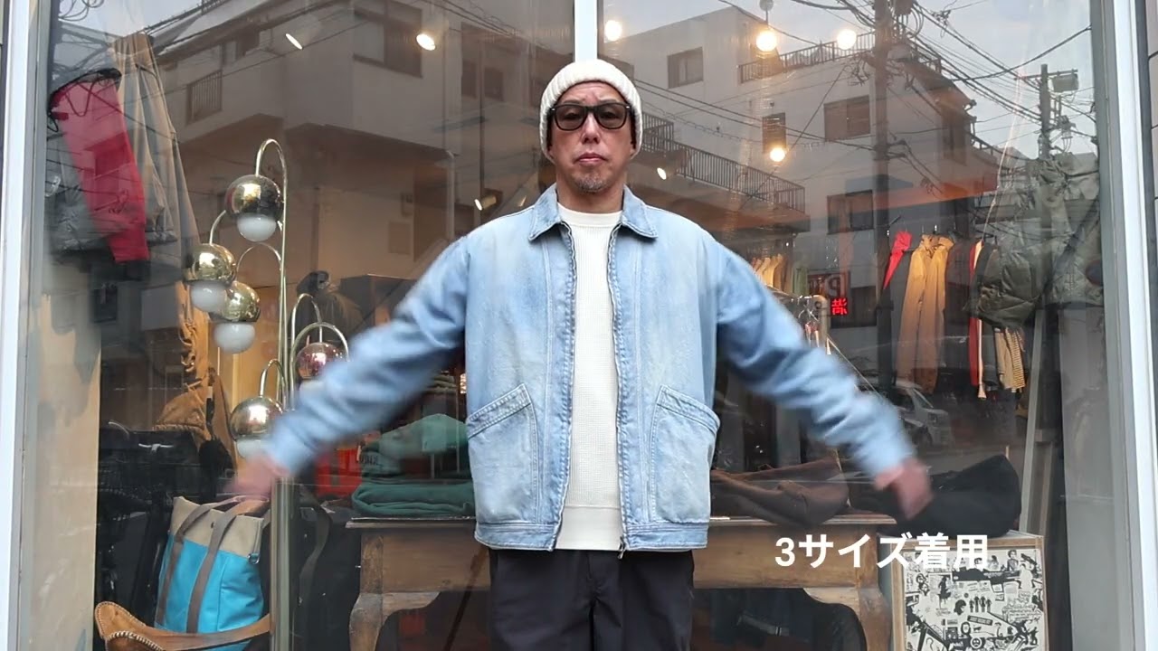 PERS PROJECTS FOUNTAIN FZ BLOUSON ANTIQUE WASH 各サイズ着用動画