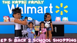 BACK 2 SCHOOL SHOPPING! *Flight canceled?* (The Kaprii's EP. 5) ♡ | Berry Ave Family RP! *VOICED*