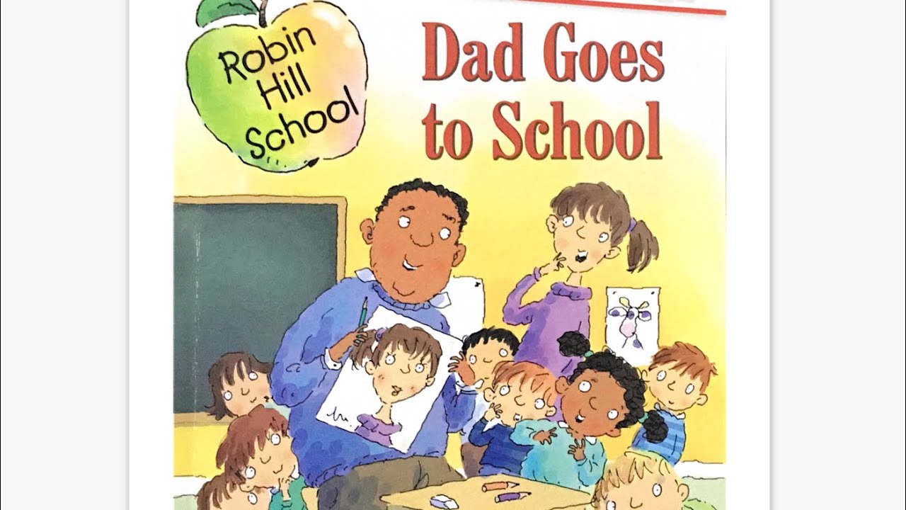 영어동화책 {Dad goes to school} - YouTube