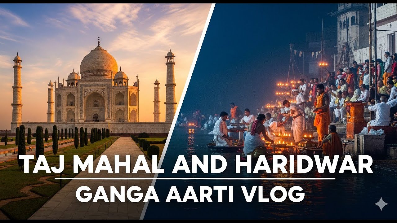 DAY 6 || TAJMAHAL || HARIDWAR GANGA AARTI || #kannada #gangaaarti #devbhoomi