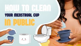 How to Clean your Menstrual Cup in a Public Bathroom | sterilize on-the-go with ✨Pixie Carry Cup✨ by Pixie Menstrual Cup 794 views 7 months ago 1 minute, 2 seconds