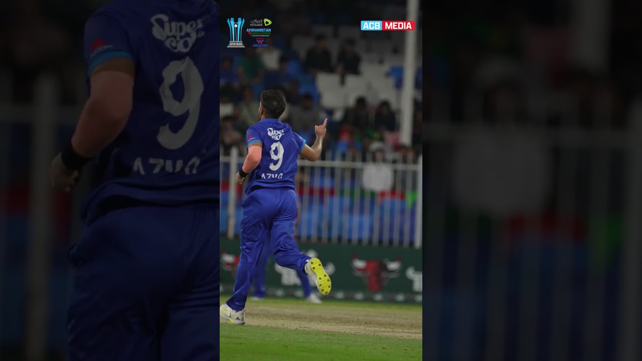 Azmatullah Omarzai bags his 4th wicket | AFG v BAN | ODI Series | UAE | ACB