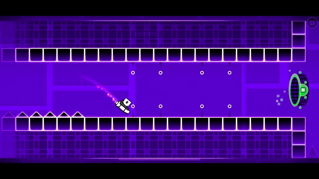 Geometry Dash Back on Track (level two) - YouTube