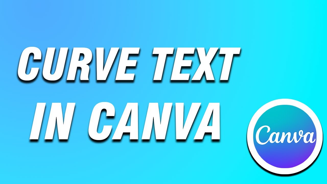 How to Curve Text in Canva - Canva Tutorial - YouTube
