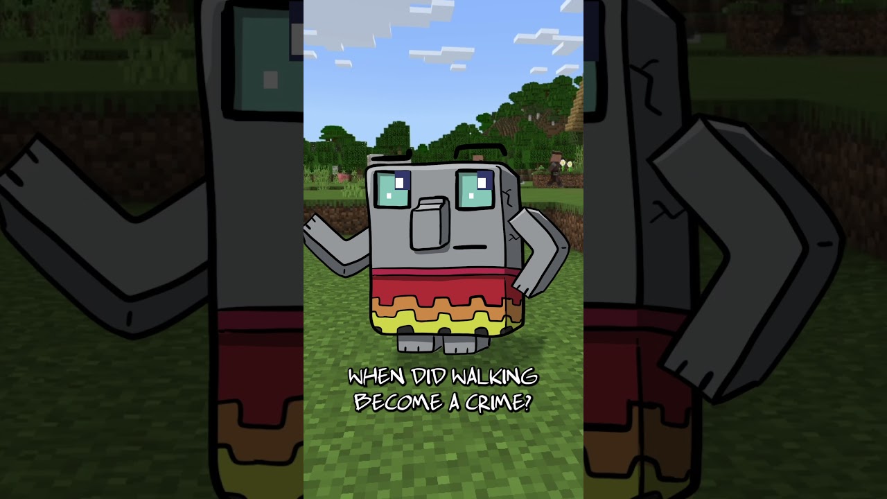 Minecraft Sniffer Again — анимационный мем 